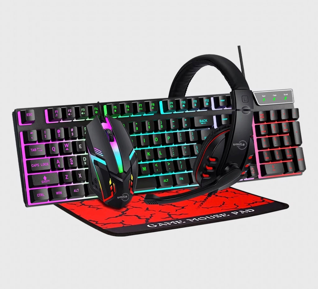 4 in 1 RGB Gaming Keyboard Combo Set
