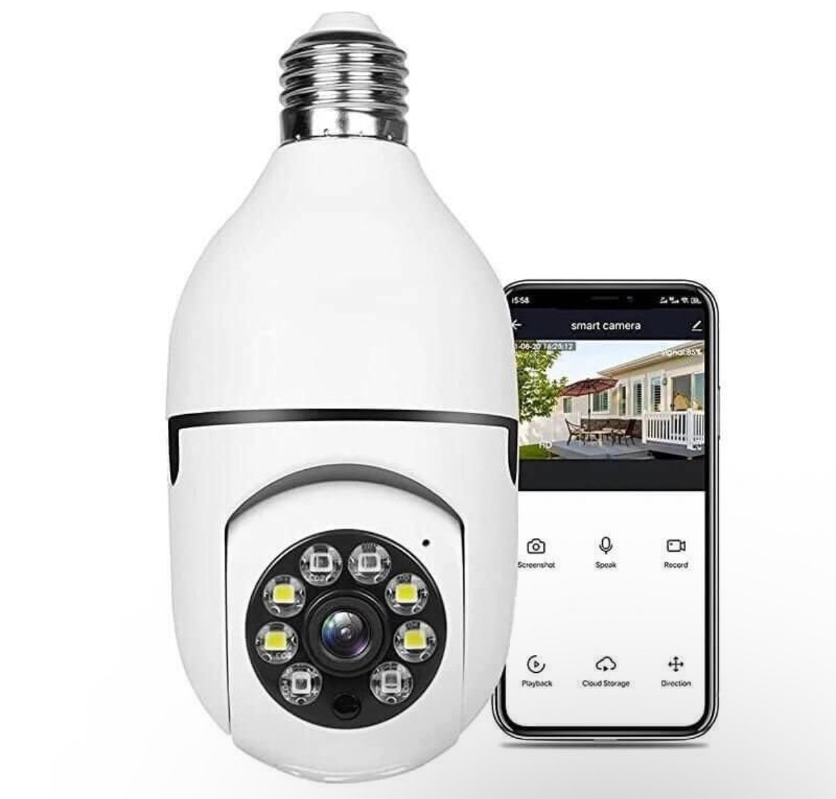 Wireless Intelligent Camera Light Bulb