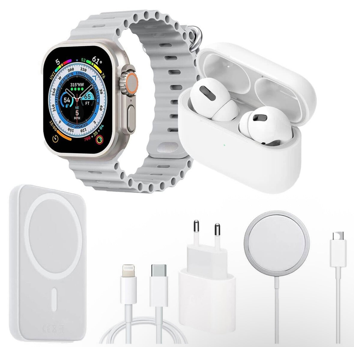 Smart Watch and Earphone Combo