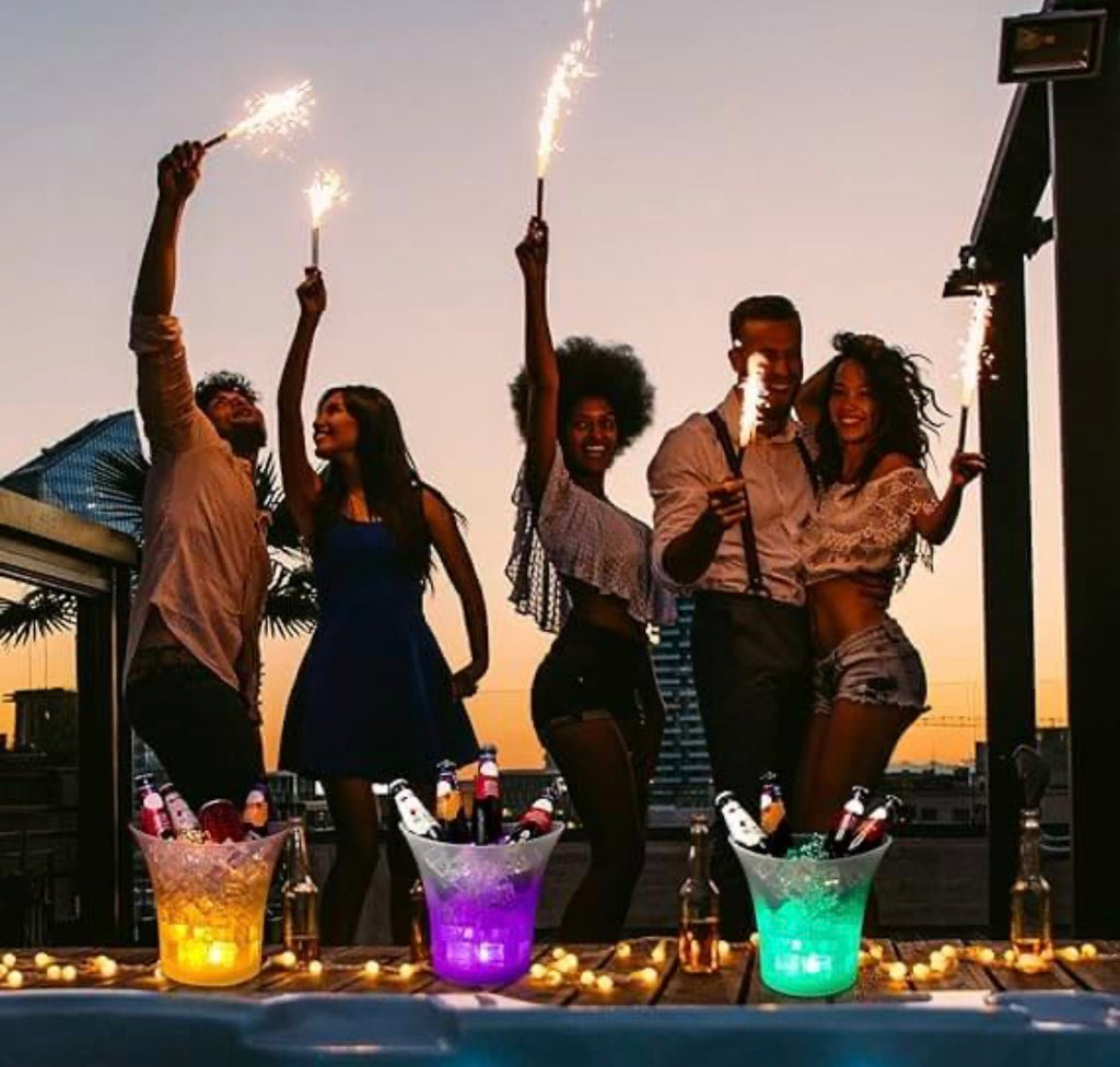 5L Ice Bucket Wireless Bluetooth Multicolor LED Rechargeable Party Speaker