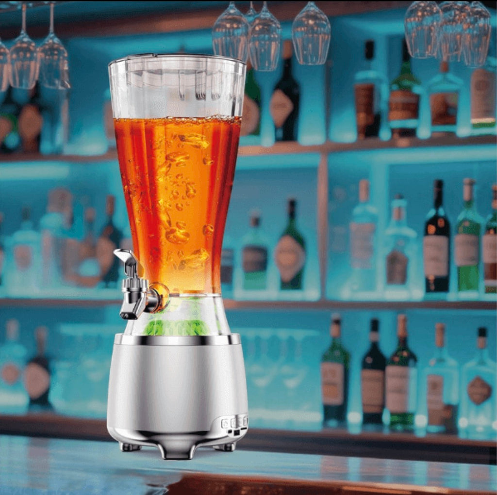 2.5L Beer Cannon Dispenser with Built-in LED Speaker