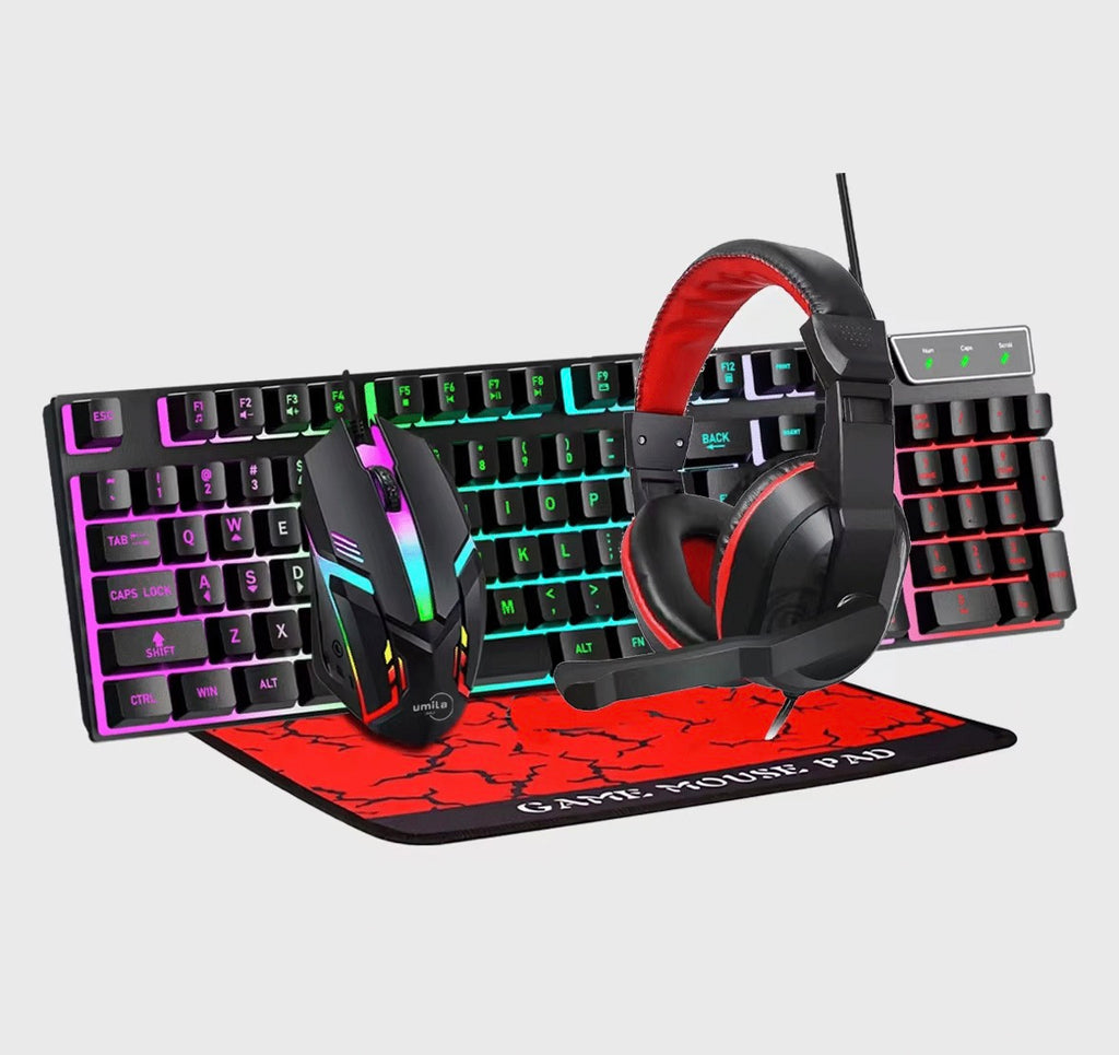 4 in 1 RGB Gaming Keyboard Combo Set
