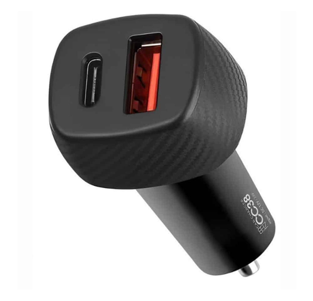 Killer Deals 40W Dual Port Fast Universal Car Charger-USB A + Type C Output
